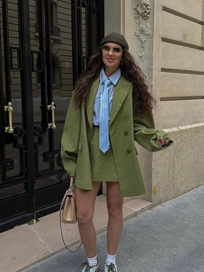 Women's Blazer Jacket Elegant Textured Look