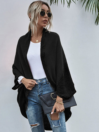Women's Oversized Wool Batwing Cardigan