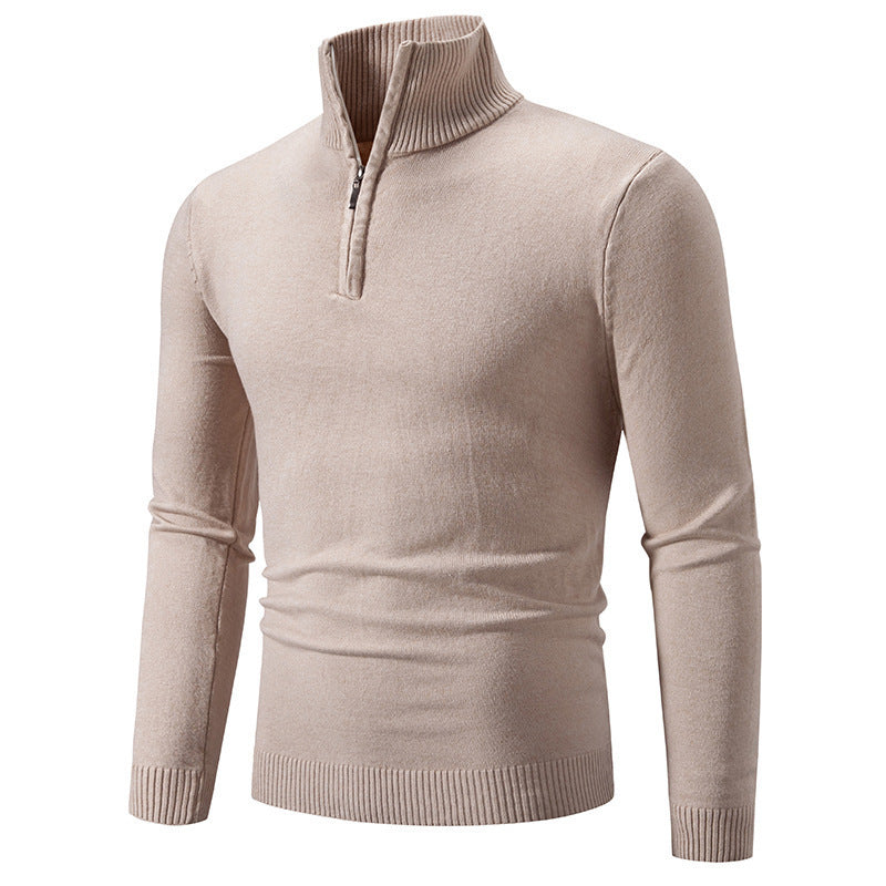 Men's Modern Pullover Short Zipper