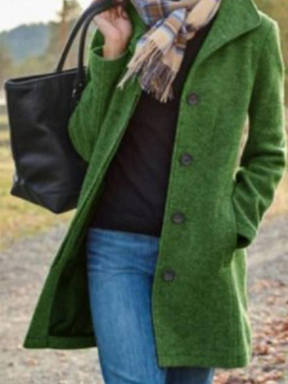 Women's Elegant Classic Wool Coat