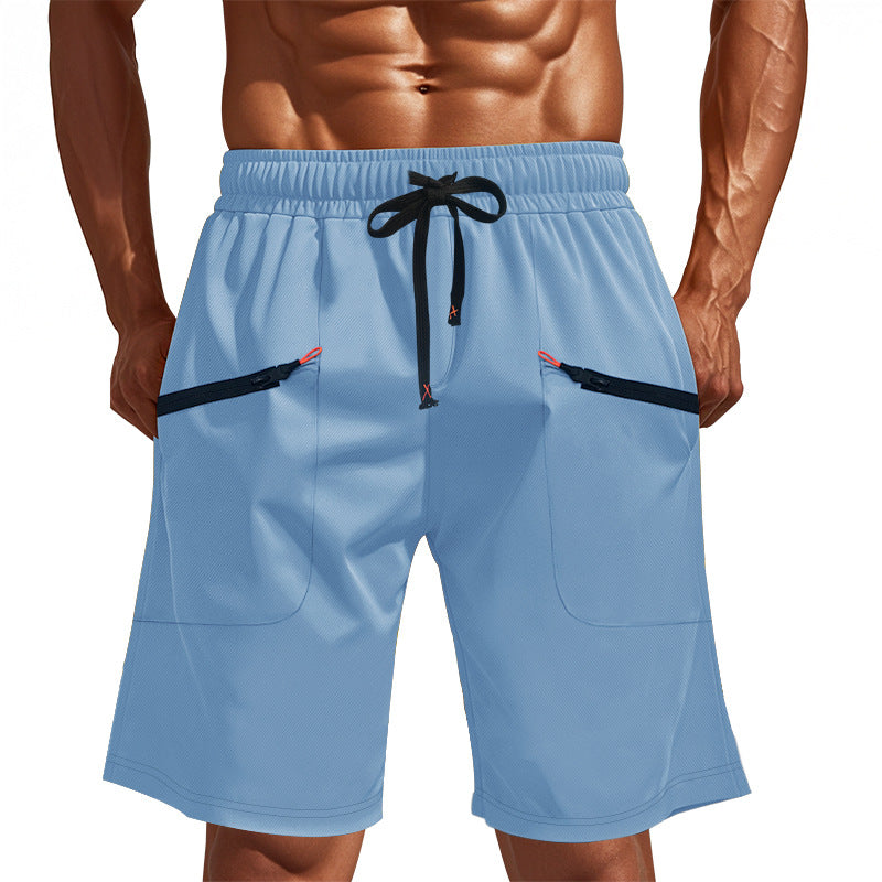 Men's Sports Shorts Elastic Multi-pocket