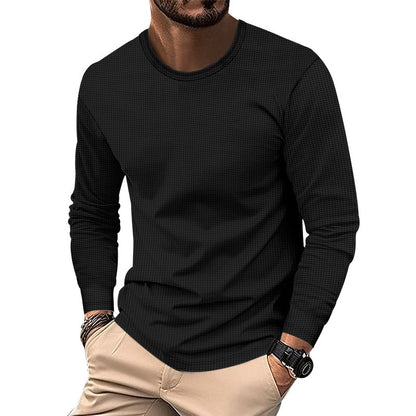 Men's Modern Structured Long-Sleeve Shirt