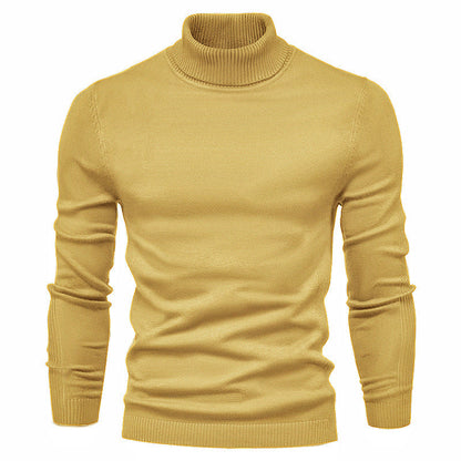 Men's Pullover High Collar Fine Rib Optimal Style
