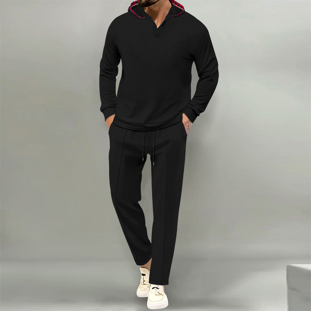 Men's Casual Hooded Breathable Tracksuit