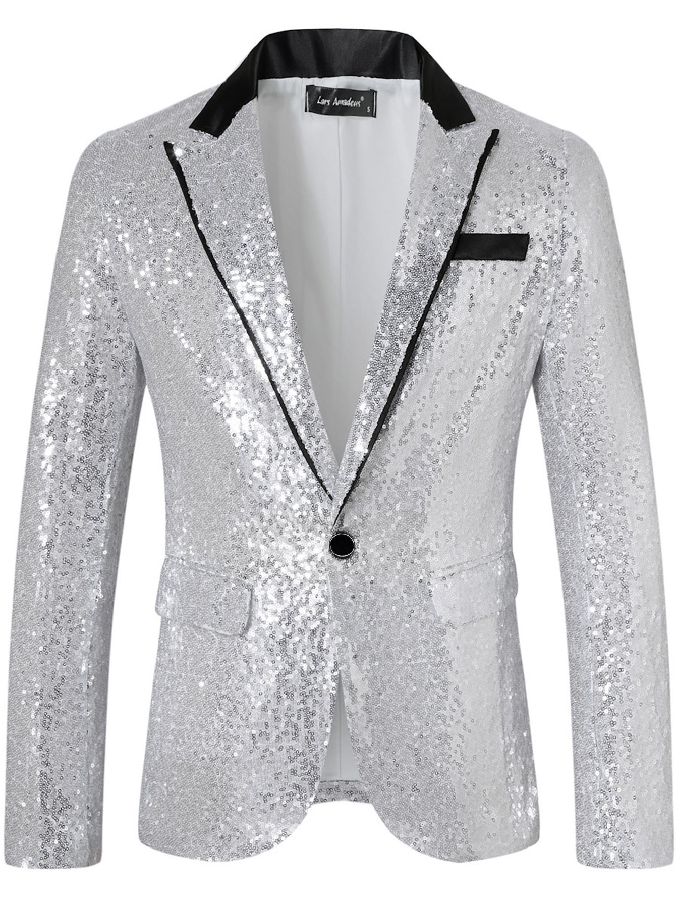 Men's Sequin Blazer Elegant Evening Wear