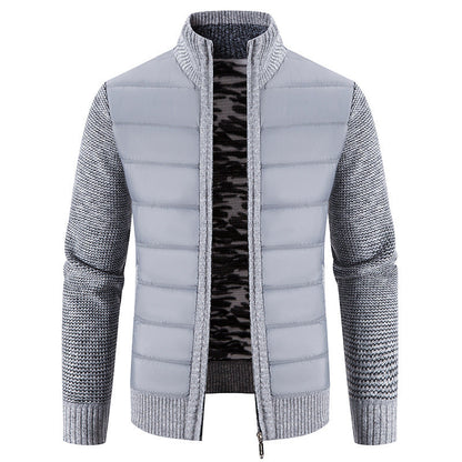 Men's Quilted Jacket Modern Knit Pattern