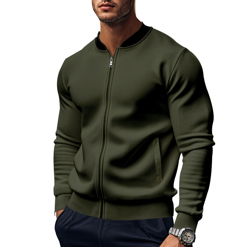 Men's Sporty Modern Style Bomber Jacket