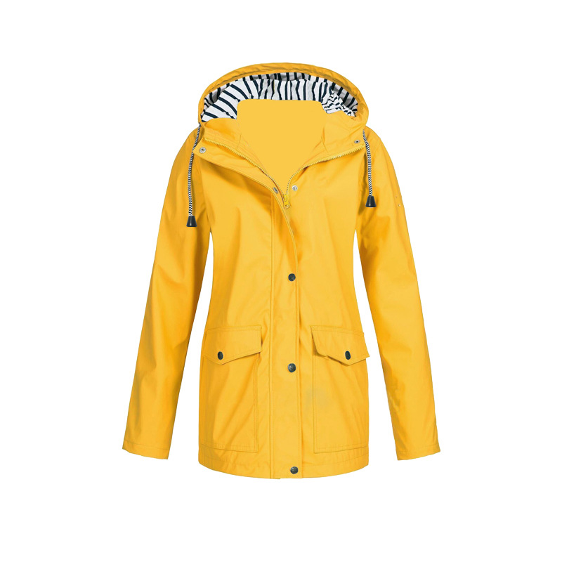 Damen Winterjacke Mittellang Kapuzenstyle - IdealeKleiden
