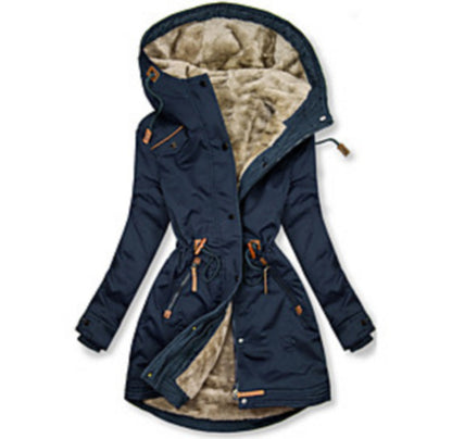 Women's Winter Parka Warm Fleece Insulated