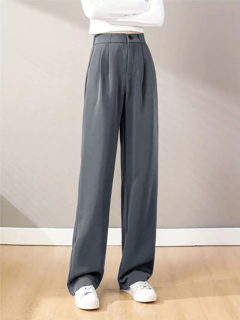Women's High-Waist Trousers Comfortable Elegant
