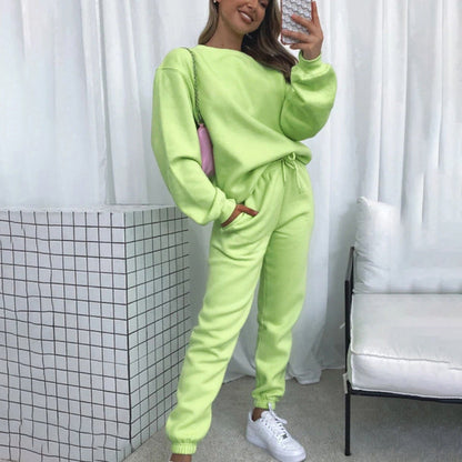 Women's Fleece Lounge Set Comfortable Cozy