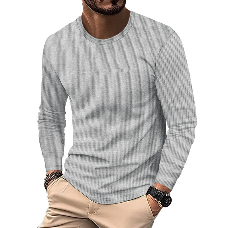Men's Modern Structured Long-Sleeve Shirt