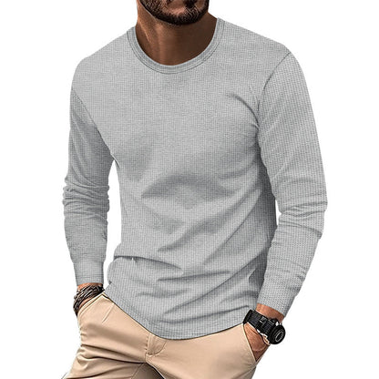 Men's Modern Structured Long-Sleeve Shirt