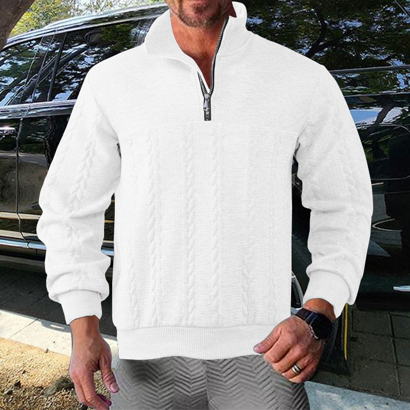 Men's Sweater Structured Design Modern Style