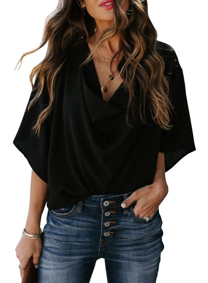 Women's Blouse Elegant Casual Cut Trendy Clothing