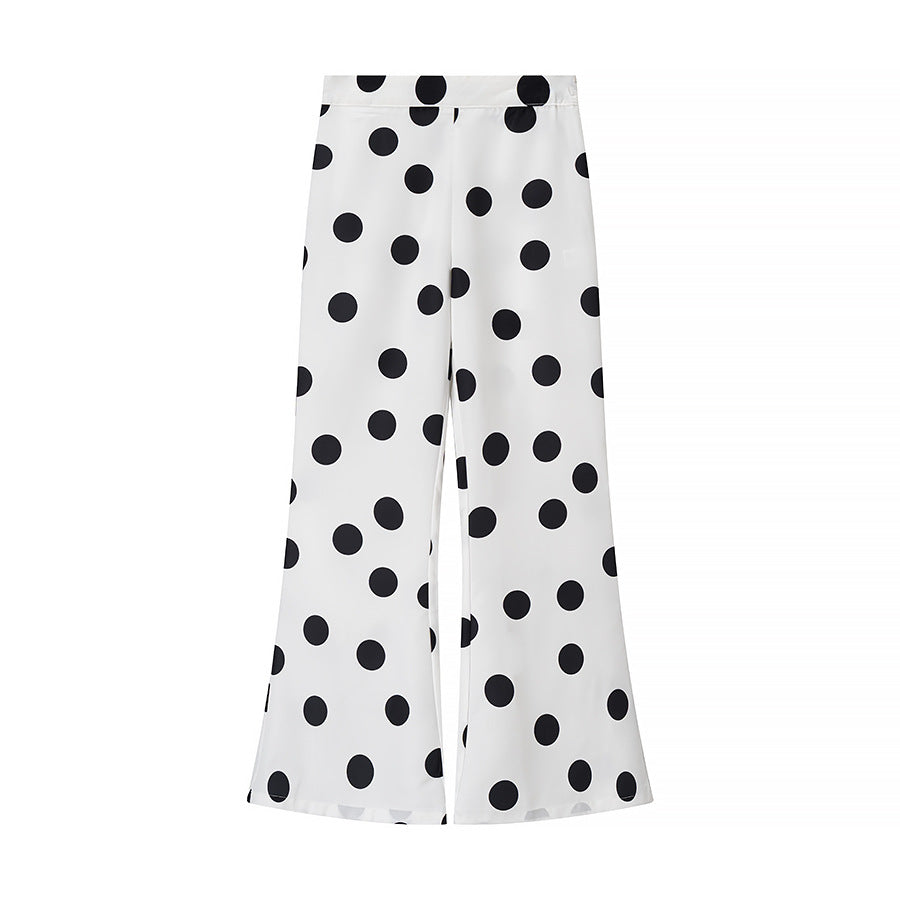 Women's Culottes Wide Comfortable Polka Dot Skirt