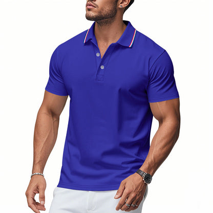 Men's Polo Shirt Modern Collar Moisture Control