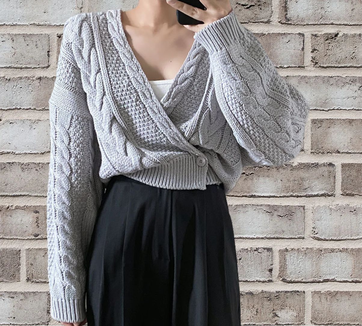 Women's Cardigan Comfortable Oversized Wool Blend