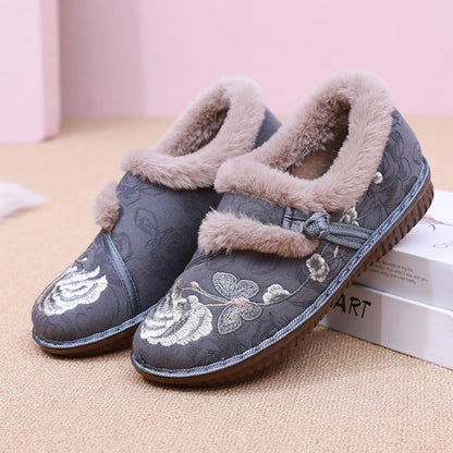 Women's Slippers Floral Pattern Soft and Cozy