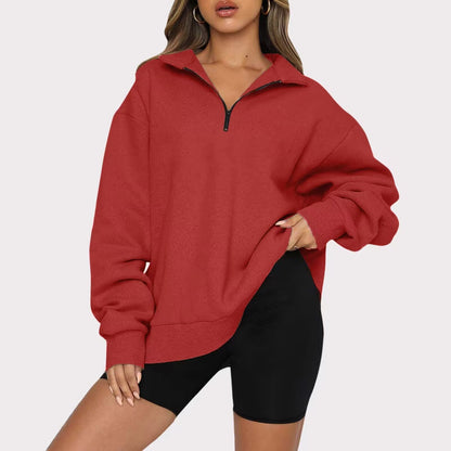Women's Oversized Casual Short-Sleeved Modern Sweater