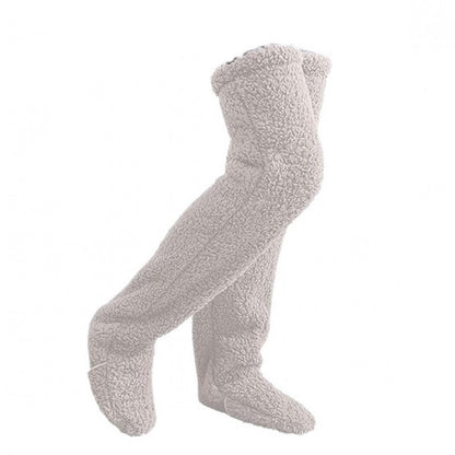 Women's Heated Foot Warmer Soft Plush Socks