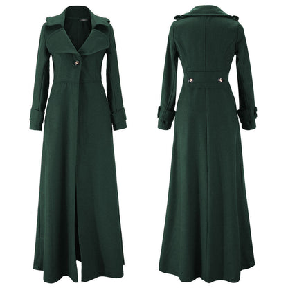 Women's Elegant Long Coat Classic Design