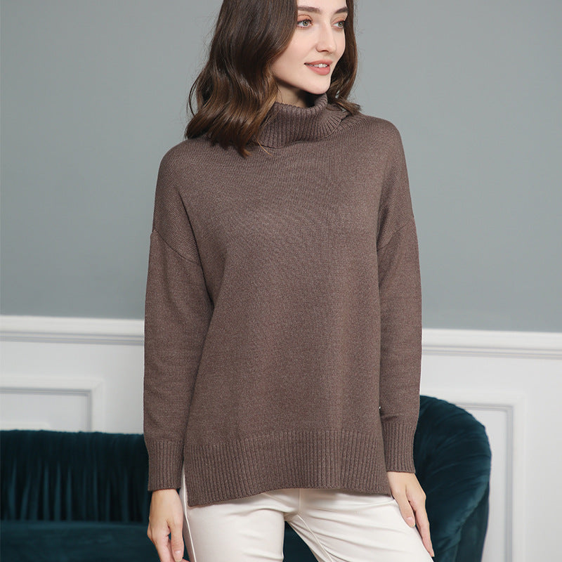 Women's Comfortable Modern Turtleneck Sweater