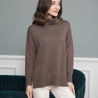 Women's Comfortable Modern Turtleneck Sweater