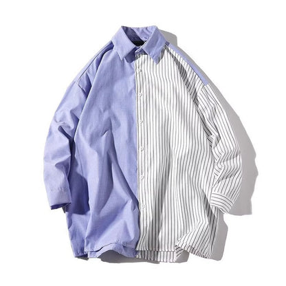 Men's Modern Asymmetric Urban Style Shirt