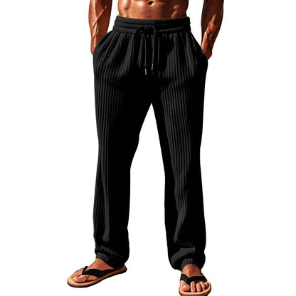 Men's Casual Trousers Comfort Fit Elastic