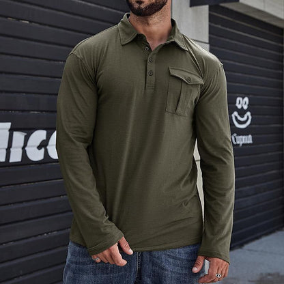Herren Hemd Baumwolle Langarm Elegant