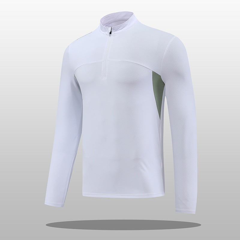 Men's Thermal Functional Shirt Stand-up Collar Zipper