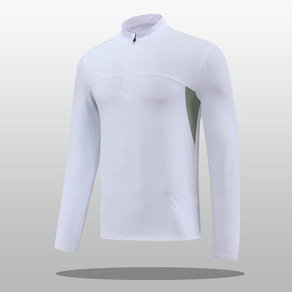 Men's Thermal Functional Shirt Stand-up Collar Zipper