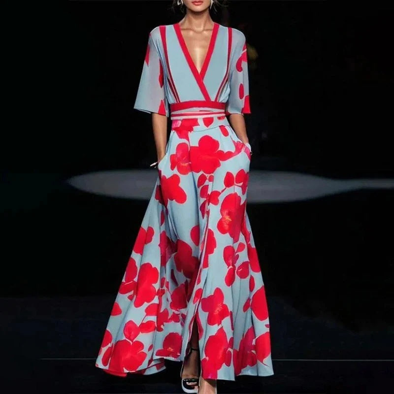 Women's Maxi Dress Summer Floral Elegant