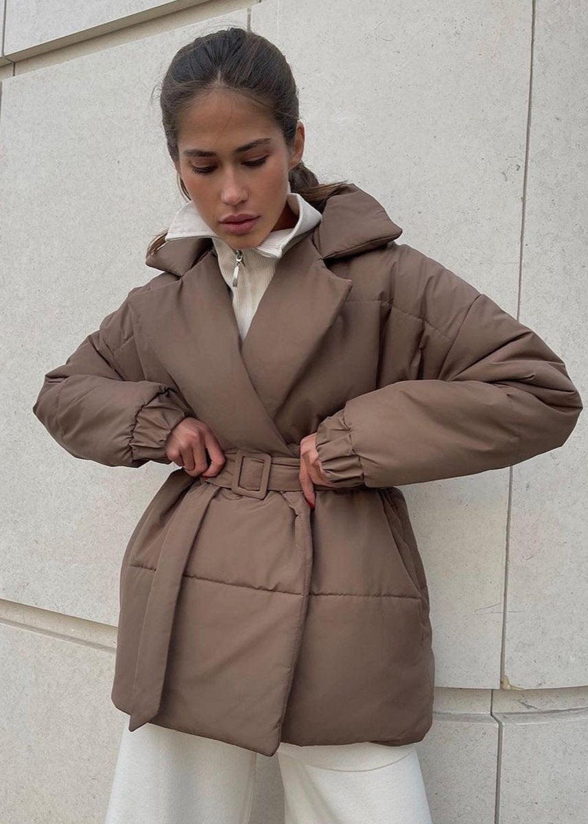 Elegant Puffer Jacket Winter-Warm & Stylish