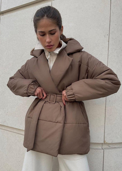 Elegant Puffer Jacket Winter-Warm & Stylish