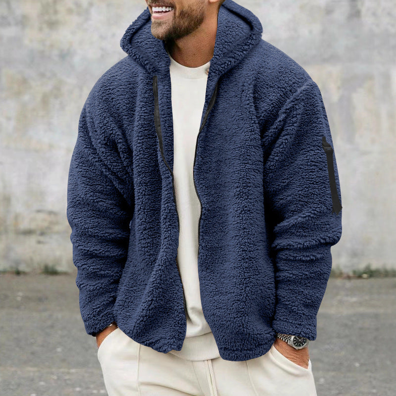 Men's Fleece Jacket Warm Comfortable Outdoor