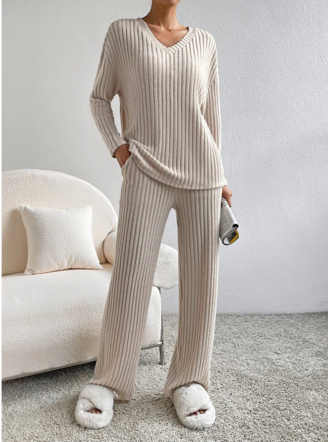 Women's Knitted Tracksuit Soft Cozy