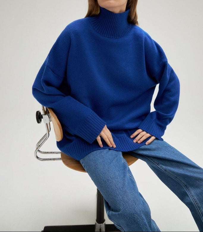 Comfortable Turtleneck Sweater Casual Style