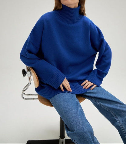 Comfortable Turtleneck Sweater Casual Style