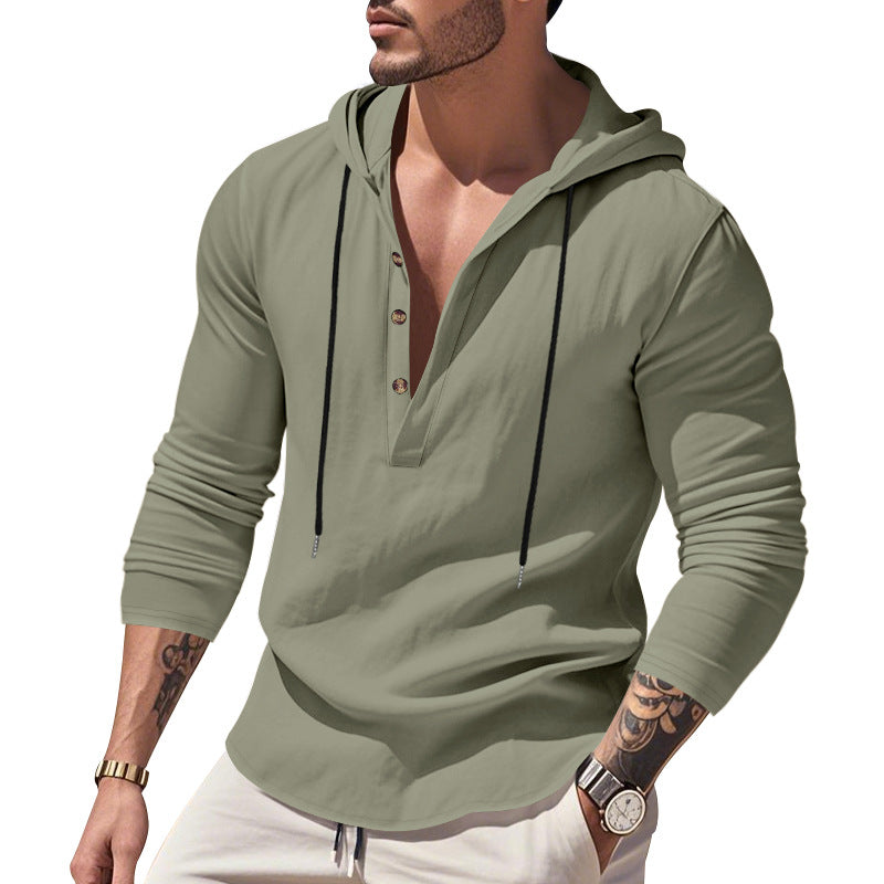 Herren Hoodie Lässig Moderner Schnitt