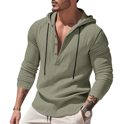 Herren Hoodie Lässig Moderner Schnitt