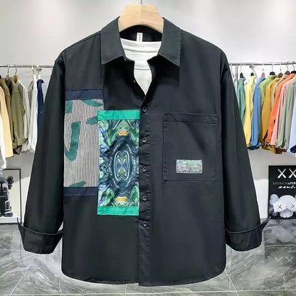 Men's Casual Modern Shirt with Pockets