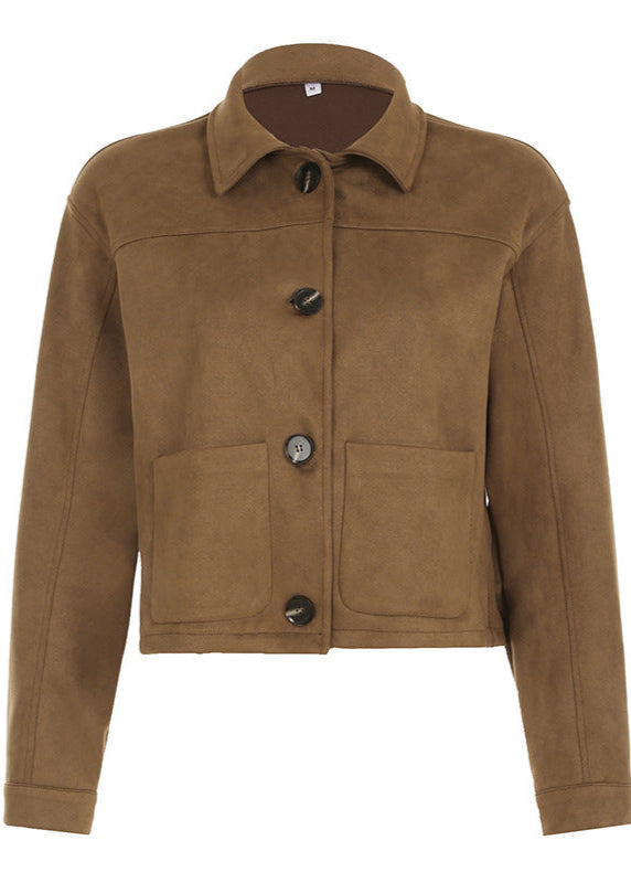 Stylish Modern Cropped Leather Jacket