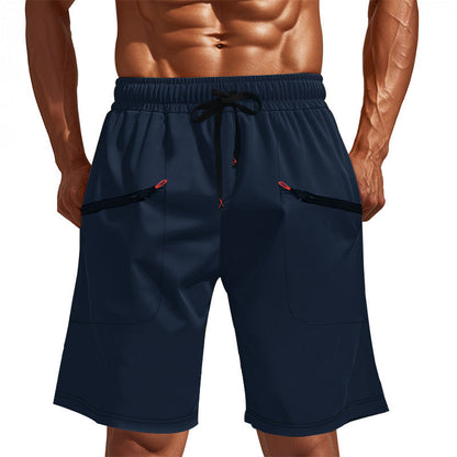 Men's Sports Shorts Elastic Multi-pocket