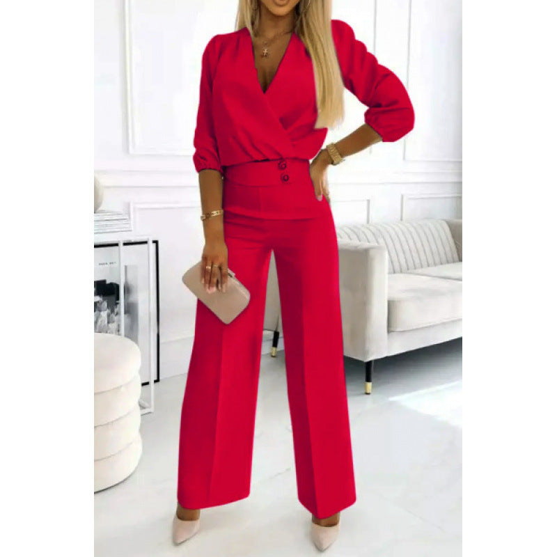 Women's Elegant Jumpsuit Wide Leg Evening Dress