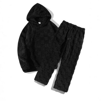 Women's Fleece Set Hood Elastic Comfortable