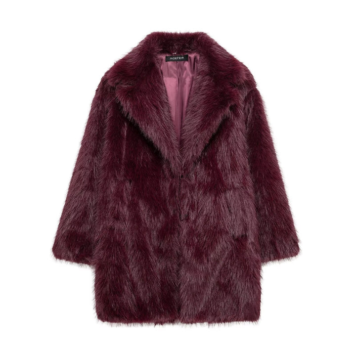 Long Faux Fur Coat