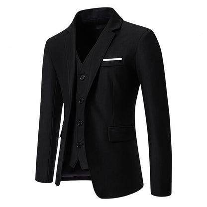 Men's Slim Fit 3-Piece Suit Set