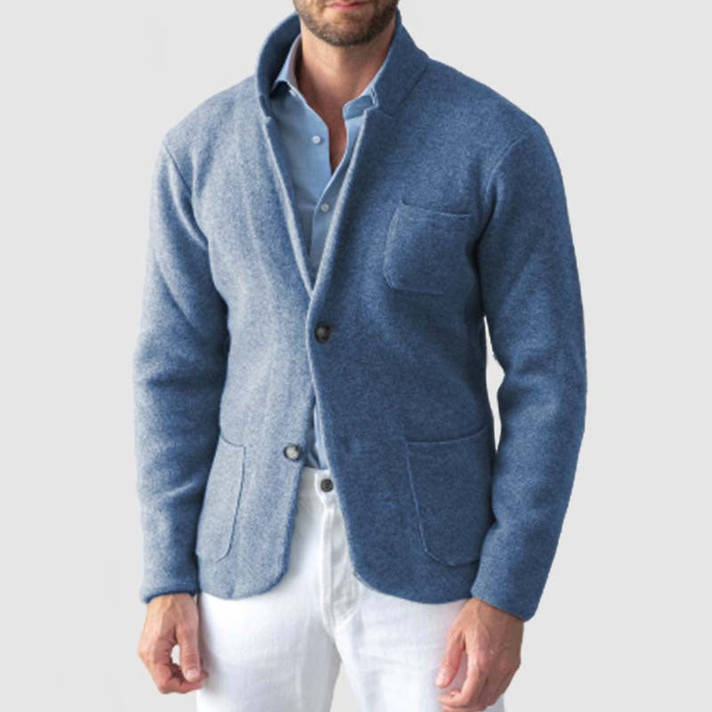 Schicke Herrenblazer Slim Fit Wollmix - IdealeKleiden